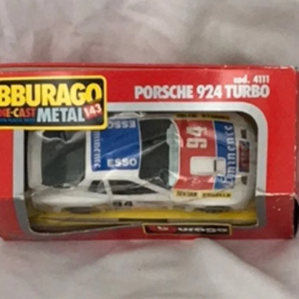 Bburago Porsche 924 Turbo 1:43 #94 ESSO Diecast With Box